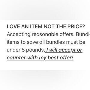 SEE SOMETHING YOU LIKE, MAKE A REASONABLE OFFER